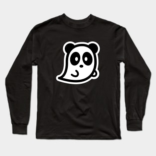 Ghost Panda Bambu Brand Halloween Trick or Treat Scary Long Sleeve T-Shirt